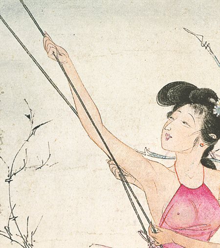 澎湖县-胡也佛的仕女画和最知名的金瓶梅秘戏图